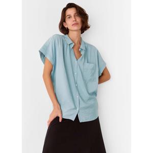 Whistles Pale Blue Nicola Button Through Shirt